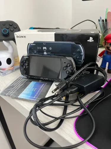 PSP 3001 Black Piano Desbloqueado + Caixa Original 