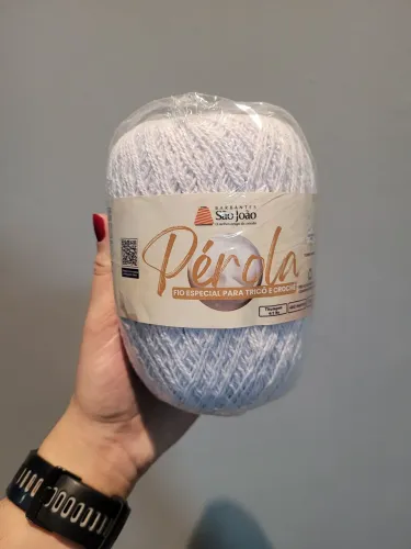Linha de crochê- Pérola N°08