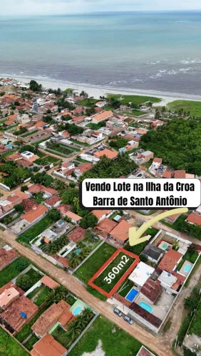 Vendo ótimo lote na Ilha da Crôa Barra de Santo Antônio 