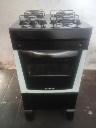 Fogão Atlas/Vidro 4 Bocas 350$