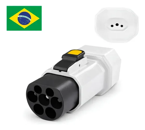 Adaptador V2L para carros elétricos (BYD). Alimente equipamentos ou a casa pelo carro.