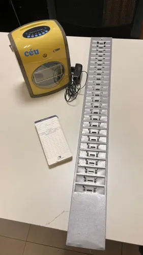Relógio de ponto ceu c900 + porta cartão