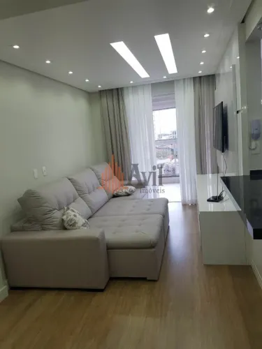 Apartamento 93m² com 3 quartos, 1 suíte e 2 vagas para Locação ou Venda em São Caetano do