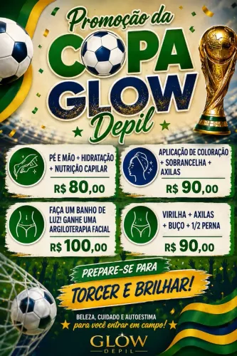 Promoção Salão GLOW Depil Praia de Iracema