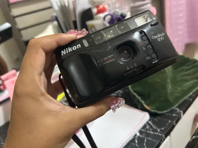 Câmera Nikon analógica