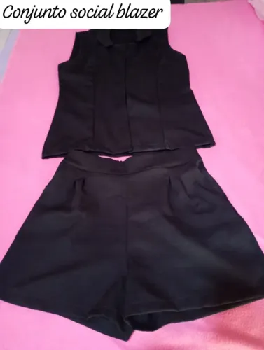Conjunto social blazer feminino usei apenas um única vez tamanho gg