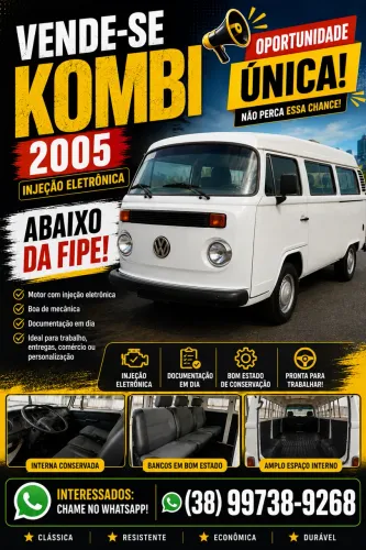 Volkswagen Kombi Standard/ Luxo/ Serie Prata 2004