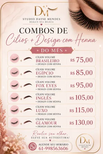 Cílios e sobrancelhas