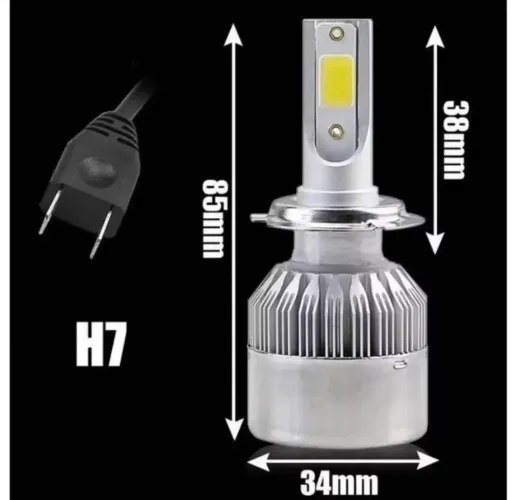 Lâmpadas Farol de Carro LED 6000K (Vários modelos)
