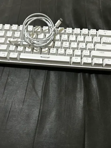 Teclado Mecanico Gamer TGT Sherman Compacto, Rainbow,ABNT2,Switch HuanoAzul, Branco, TGT