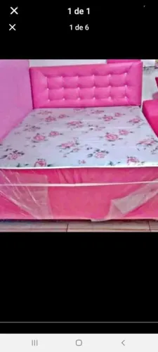 Cama e cabeceira promoção