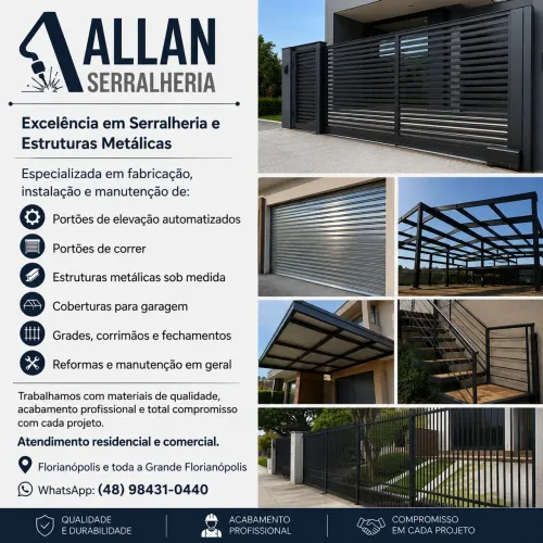 Serralheiro em Florianópolis - Allan Serralheira