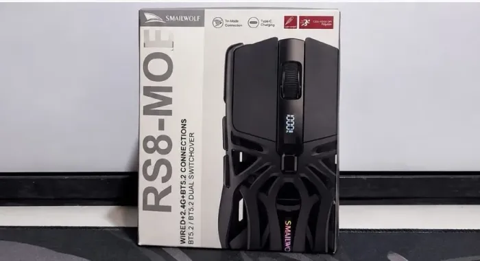 Mouse SmailWolf RS8 cinza