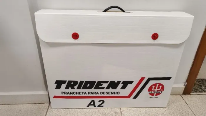 Kit Prancheta de Arquitetura Trident A2 Completo + Maleta ? R$ 487