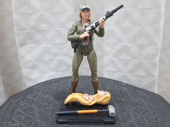 Figura de Ação GIJoe Classified COVER GIRL Retro Cardback Versão da Animação (Loose)