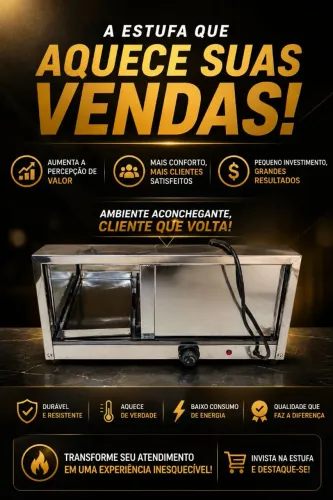 Estufa para salgados