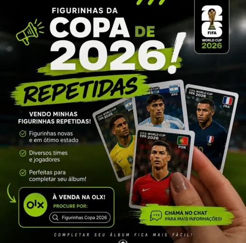 Figurinhas da copa 2026