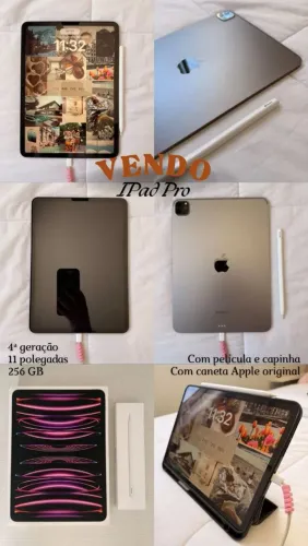 ipad pro apple 4 geração 11 polegadas 256gb