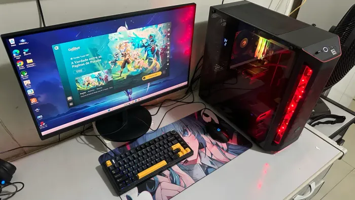 Vendo/Troco Pc Gamer + Monitor 4K + R5 5600 + RX5700 + SSD 1tb NVME