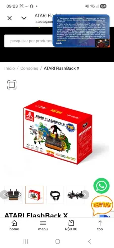 ATARI FLASHBACK X - SEMINOVO