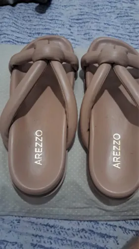 Chinelo Arezzo Rasteira Tiras 