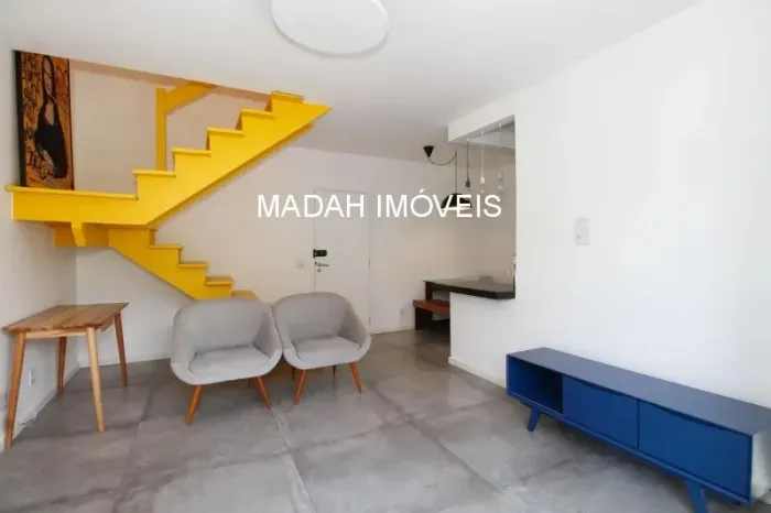 Apartamento para locação na Vila Madalena, São Paulo-SP: 1 quarto, 1 suíte, 1 sala, 2 banh