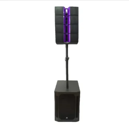 Sistema Torre Ativo Waldman L1-1584 15" 8x4 Amplificada
