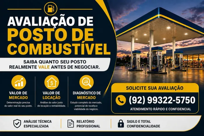 AVALIAÇÃO DE POSTO DE COMBUSTÍVEL
