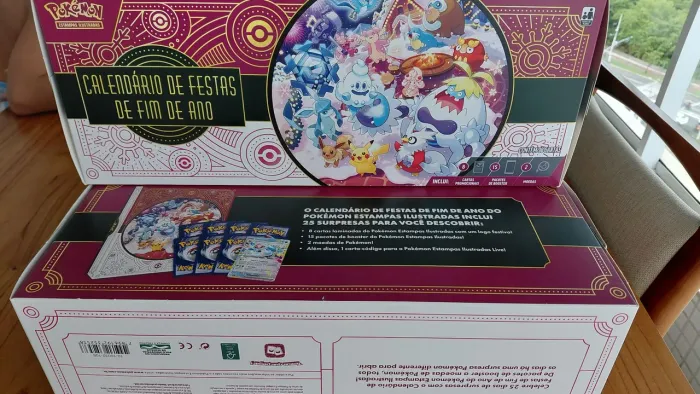 Calendário natalino Pokémon