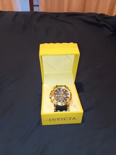 Relógio invicta folheado 