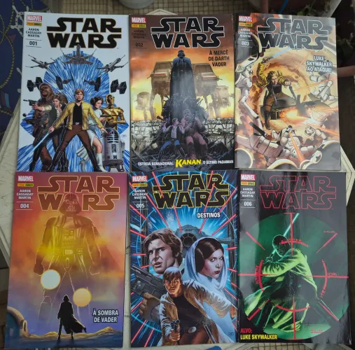 Quadrinhos Star Wars - 18 edições 1ª série Panini Comics