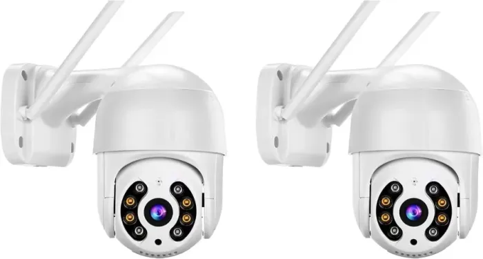 Câmera de Segurança Externa Wi-Fi PTZ IP66 com Visão Noturna