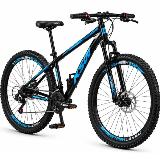 Bicicleta Aro 29 KGT Shift aço carbono,freio a disco,21 marchas, suspensão dianteira