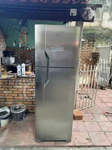 Geladeira Frost Free Inox Duplex Electrolux 