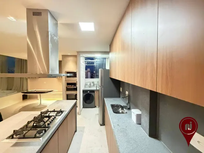 Apartamento com 1 dormitório para alugar, 83 m² por R$ 3.950,00/mês - Chácaras - Betim/MG