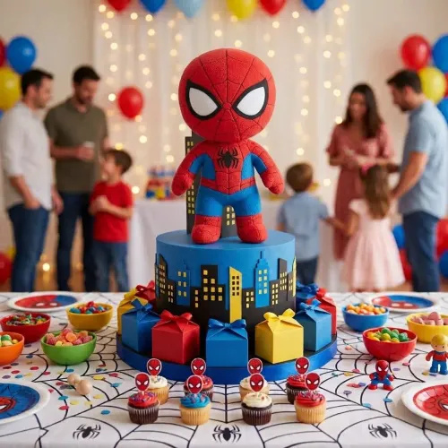 Homem aranha boneco de pelúcia