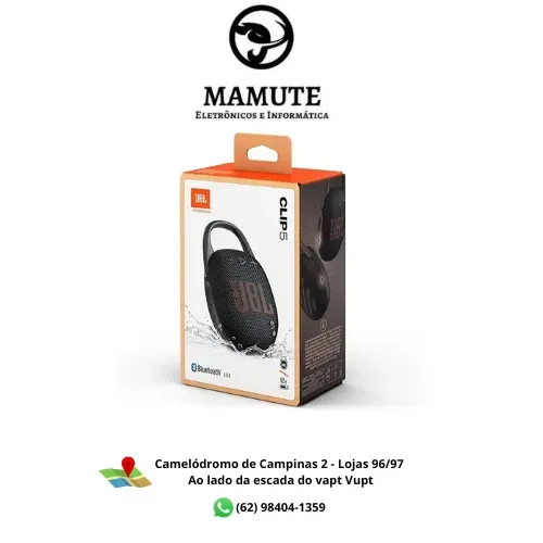 Caixa de Som Bluetooth JBL Clip 5