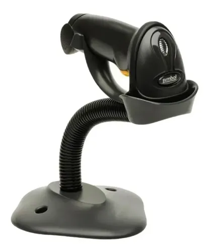 Leitor de Códigos Zebra LS2208 com Suporte 