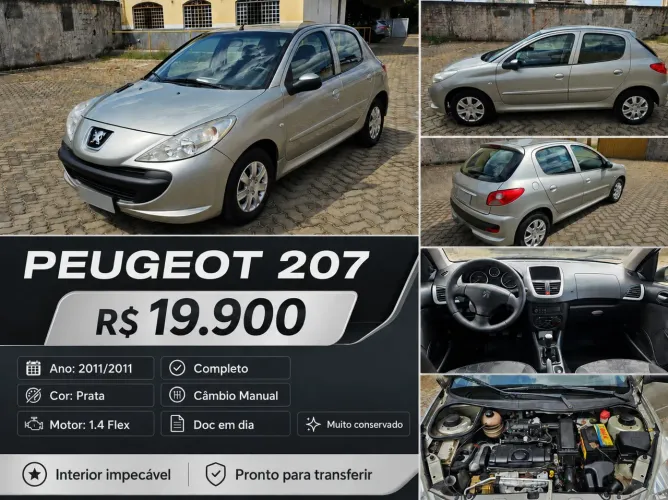 Peugeot 207 XR 1.4 Flex 8V 5P 2011