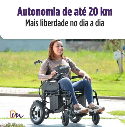 Cadeira de rodas motorizada Aprovada Pela Anvisa