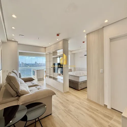 Apartamento Mobiliado para locação- Mondial Home - 42m² -Centro/SBC