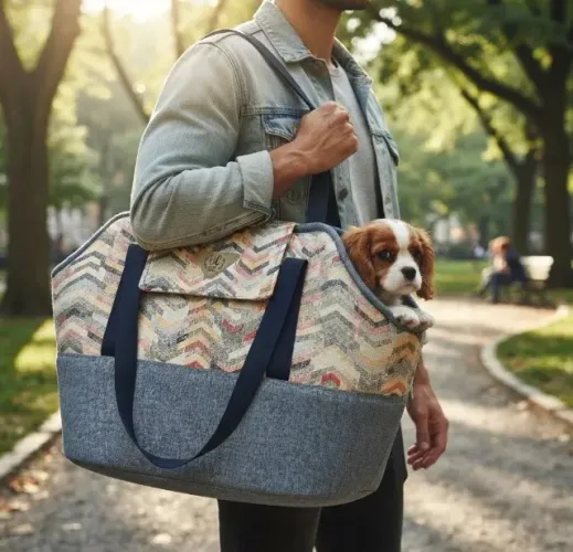 PORTTA SACOLA PET B C AZUL JEANS COL0RIDO