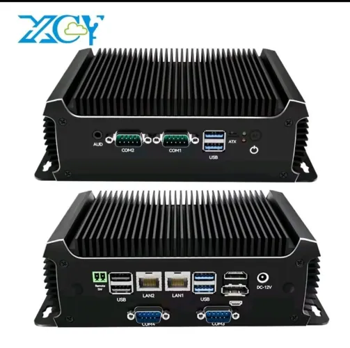 Mini PC Industrial sem ventoinha (fanless) da marca XCY