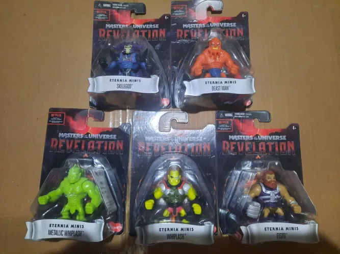 Lote R$125,00 Mini masters of the universe