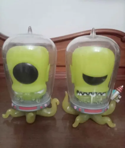 Los Simpsons Funko Kang e Kodos brilham no escuro Sdcc 2019