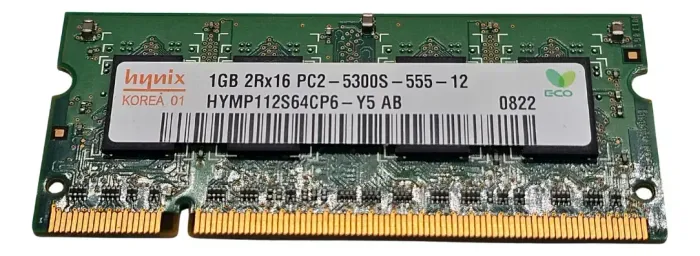 BSV260017 Memória Hynix 1gb Ddr2 667 2rx16 Pc2 5300s Unidade