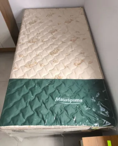 Conjunto box de casal celebrate bambu 1,38x1,88x25cm - minaspuma