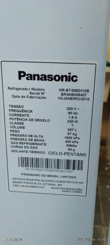 Vendo essa geladeira Panasonic