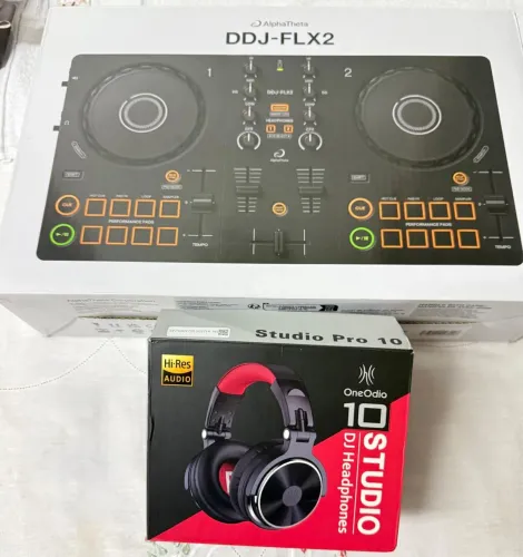 Controladora DJ Pionner AlphaTheta DDJFLX2 2 Canais 