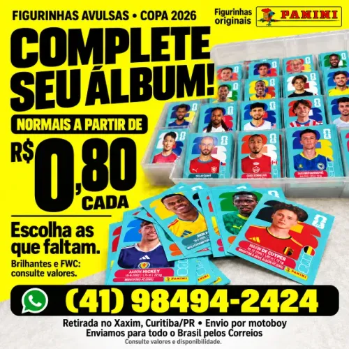 Figurinhas R$0,80 Avulsas Panini FIFA Copa do mundo 2026